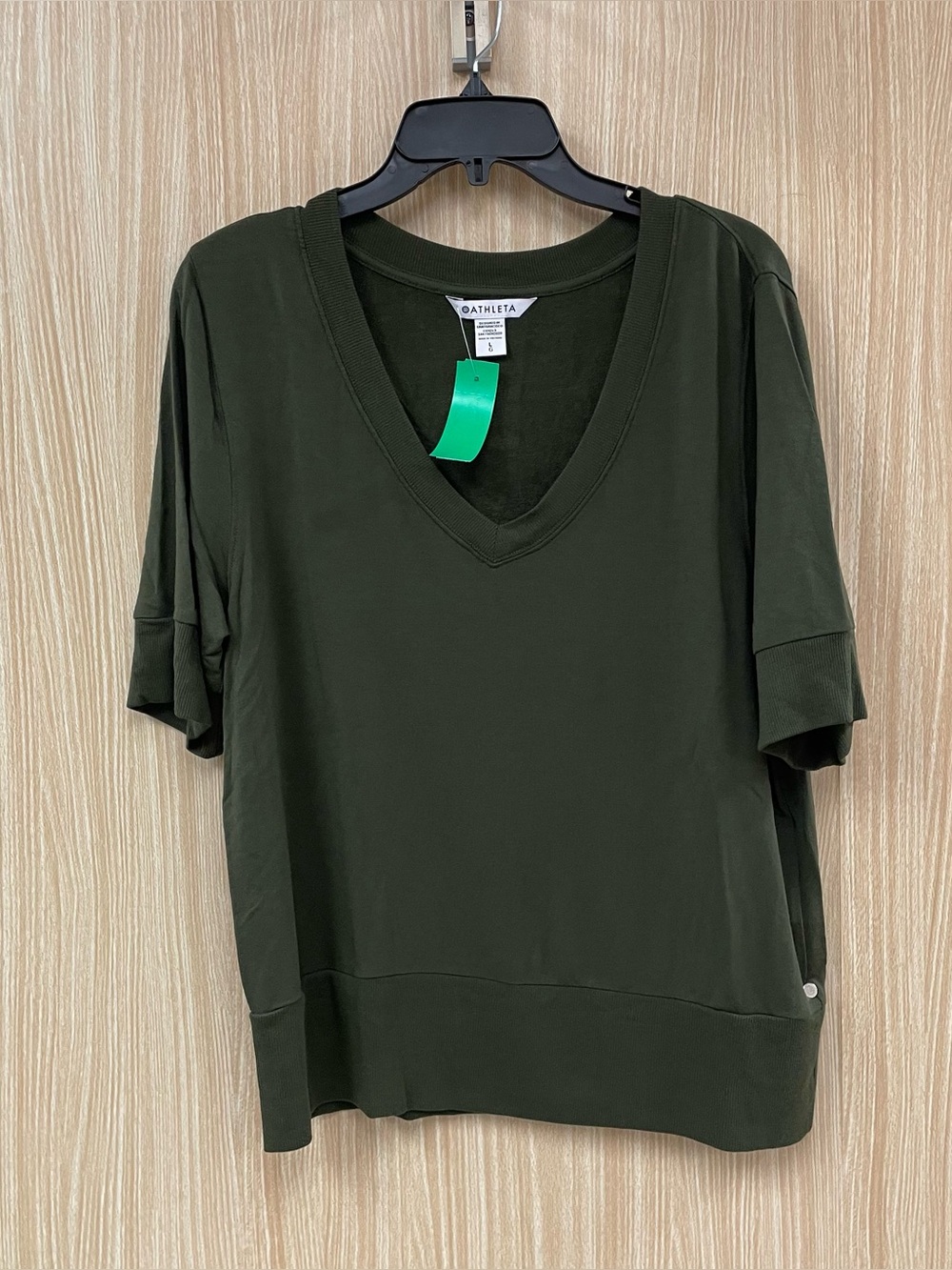 Athleta Green Sweatshirt Size L